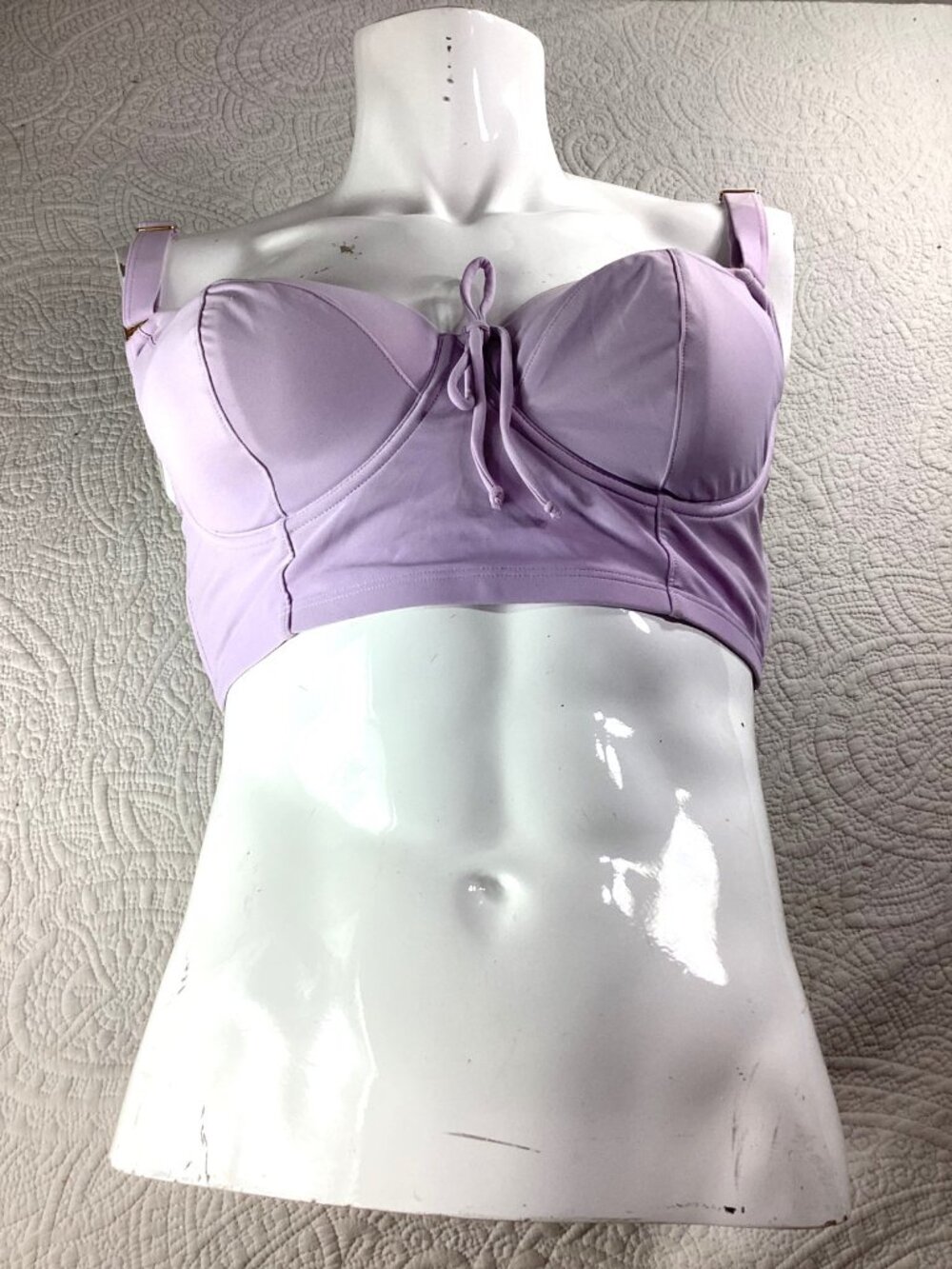 Smart & Sexy Lavender Underwire Sports Bra 38D Adj Straps Lightly Padded*Cosplay
